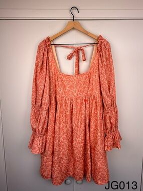 Pilcro Anthropologie Pink Babydoll Mini Dress L